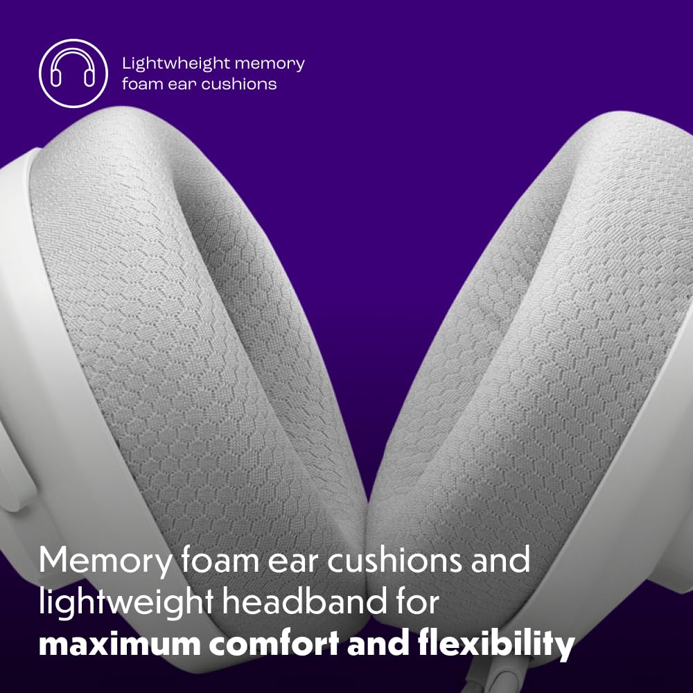 JBL Quantum 100M2 Kabelgebundenes Over-Ear Gaming Headset mit JBL QuantumSOUND Signature, 3,5-mm-Klinke, Multi-Plattform-Kompatibilität und abnehmbarem Mikrofon mit Stummschaltungsoption, Weiß