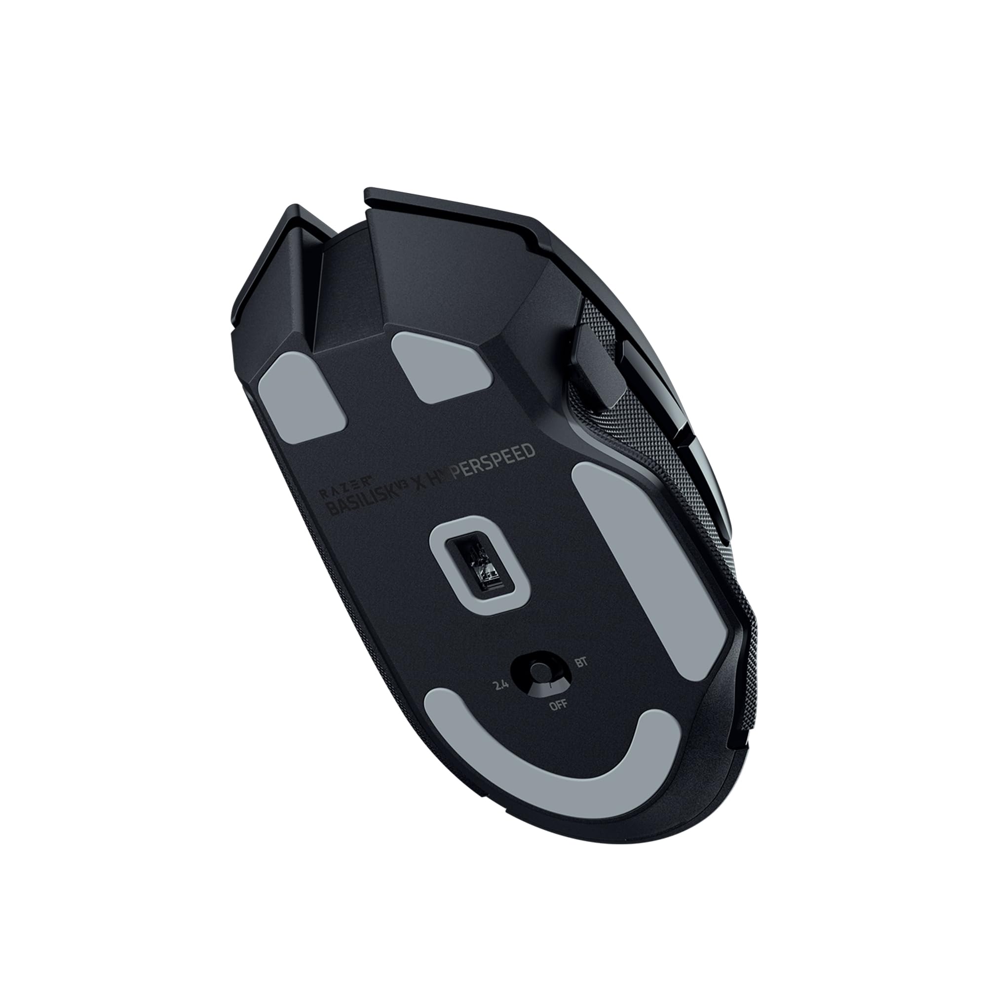 Razer Basilisk V3 X HyperSpeed - Kabellose Gaming-Maus (Ikonische Ergonomische Form mit 9 Anpassbaren Bedienelementen, HyperSpeed Wireless, 5G Advanced 18K Optical Sensor, Chroma RGB) Schwarz