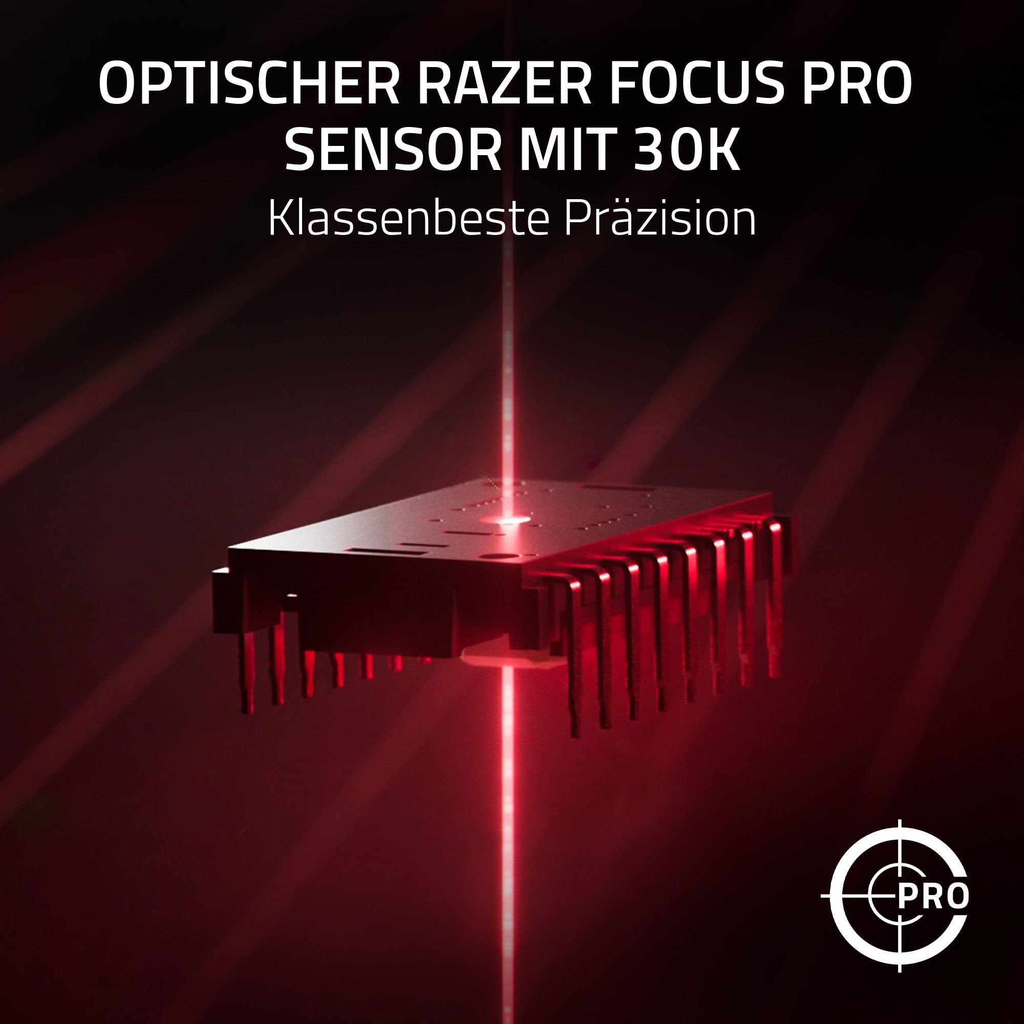 Razer Viper V3 HyperSpeed - Kabellose Esports Gaming-Maus - Focus Pro 30K DPI Sensor - bis zu 280 Std. Akku, Mechanische Maus-Switches 2th Generation - kabellose Abtastrate 4000Hz- PC/Mac | Schwarz