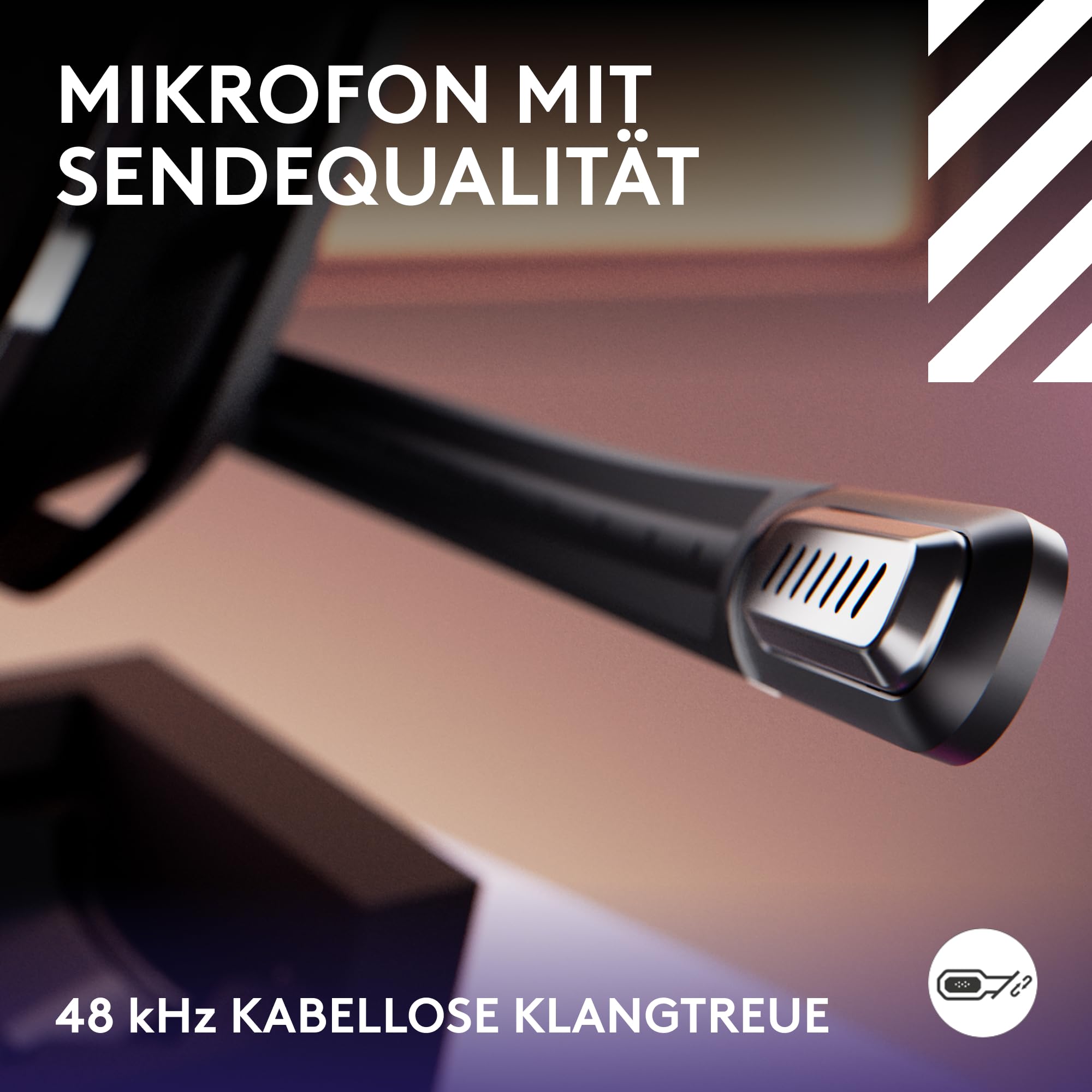Logitech G Astro A50 LIGHTSPEED, Kabelloses Gaming-Headset + Basisstation (5. Generation), PRO-G GRAPHENE, 3-System-Umschaltung, USB-C, Xbox, PS5, PC/Mac, Nintendo Switch/Switch 2, Bluetooth - Schwarz