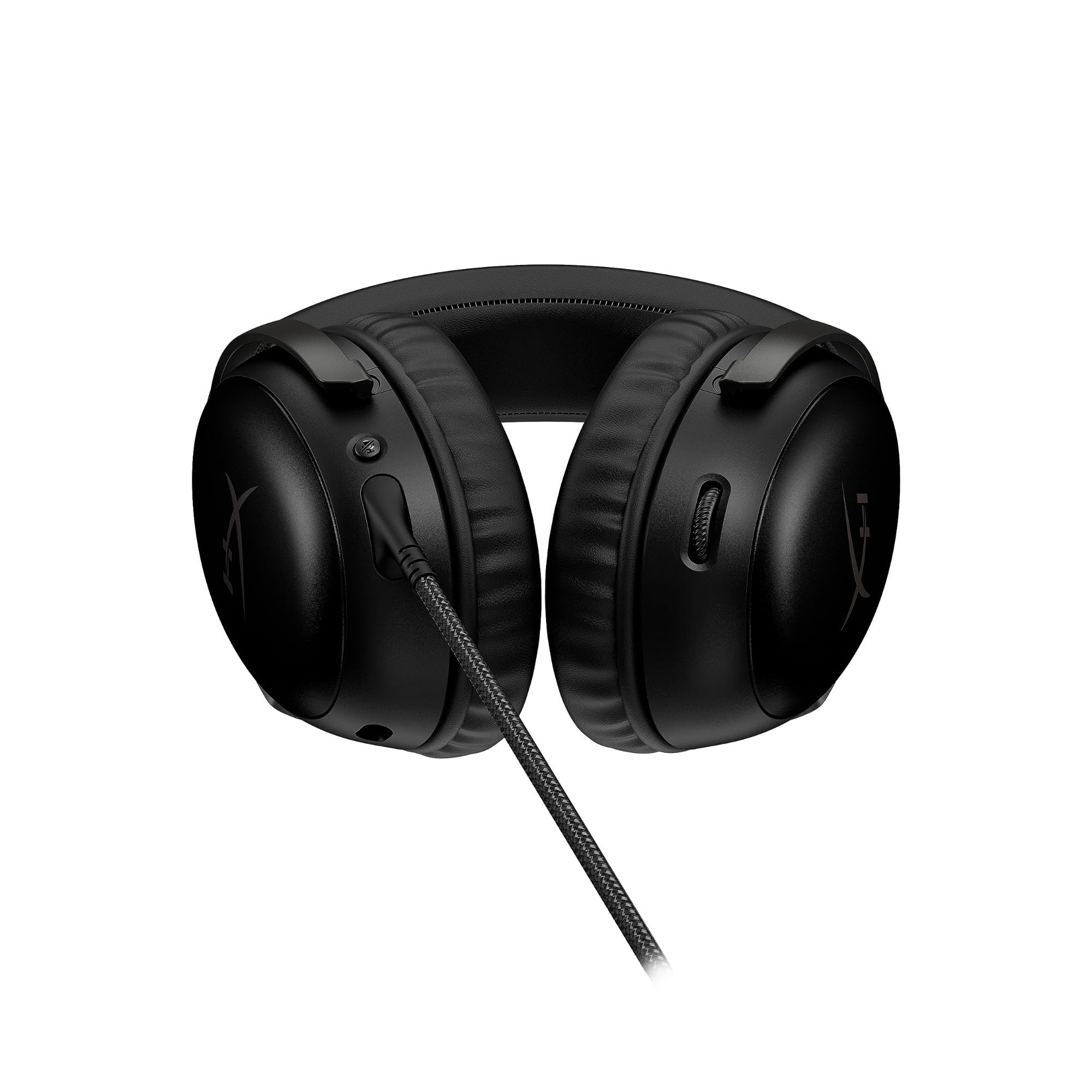 HyperX Cloud III – Kabelgebundenes Gaming-Headset, PC, PS5, Xbox Series X|S, abgewinkelte 53mm-Treiber, DTS, Memory-Schaum, Stabiler Rahmen, ultraklares 10mm-Mikrofon, USB-C, USB-A, 3,5mm, Schwarz
