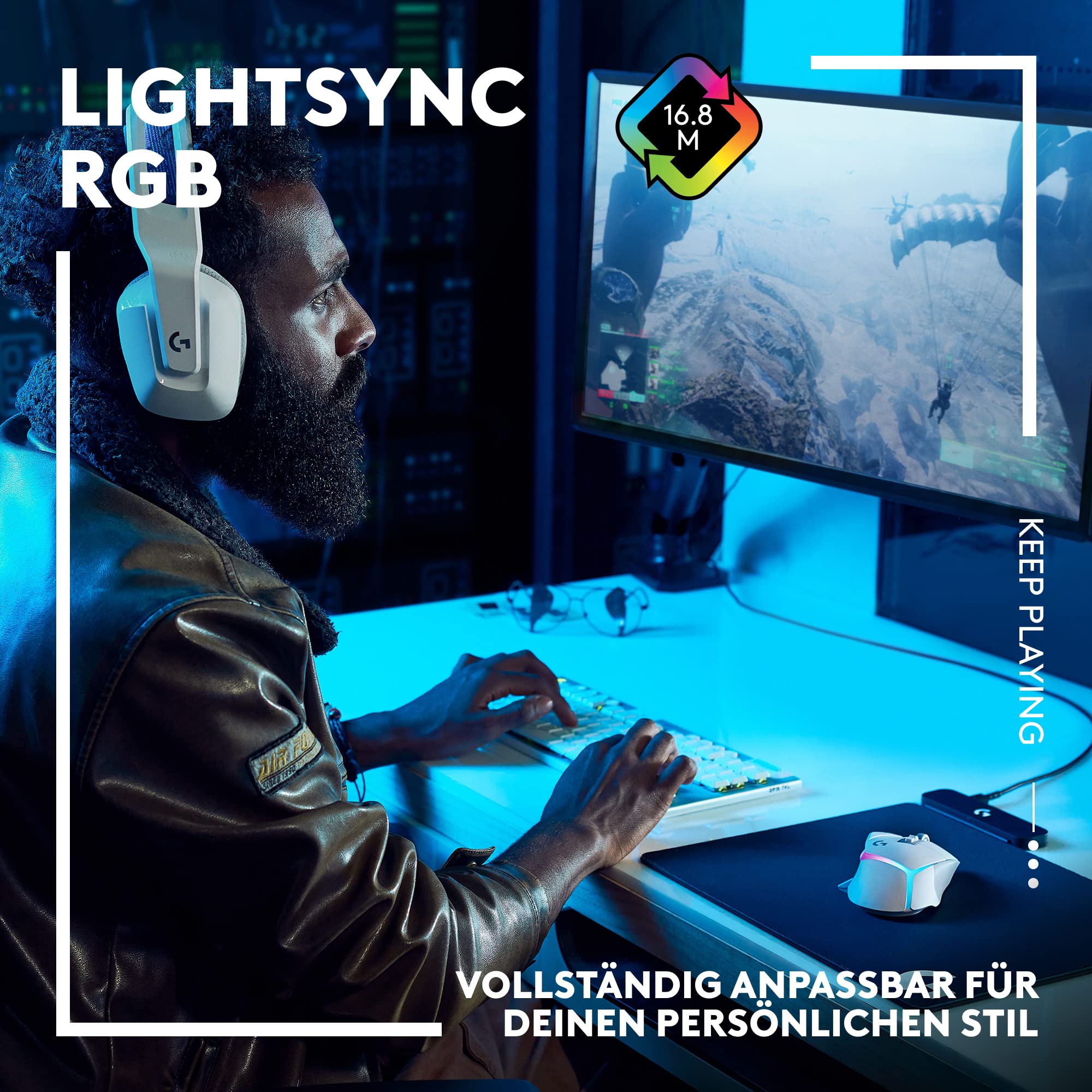 Logitech G502 X PLUS LIGHTSPEED Kabellose RGB-Gaming-Maus - Optische Maus mit LIGHTFORCE Hybridschaltern, LIGHTSYNC RGB, HERO 25K Gaming-Sensor, Kompatibel mit PC - macOS/Windows - Schwarz