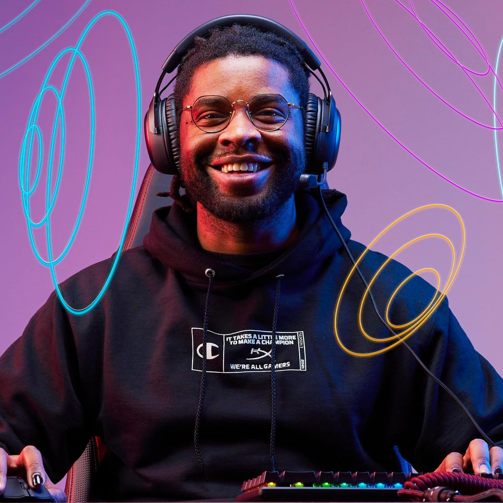 HyperX Cloud III – Kabelgebundenes Gaming-Headset, PC, PS5, Xbox Series X|S, abgewinkelte 53mm-Treiber, DTS, Memory-Schaum, Stabiler Rahmen, ultraklares 10mm-Mikrofon, USB-C, USB-A, 3,5mm, Schwarz